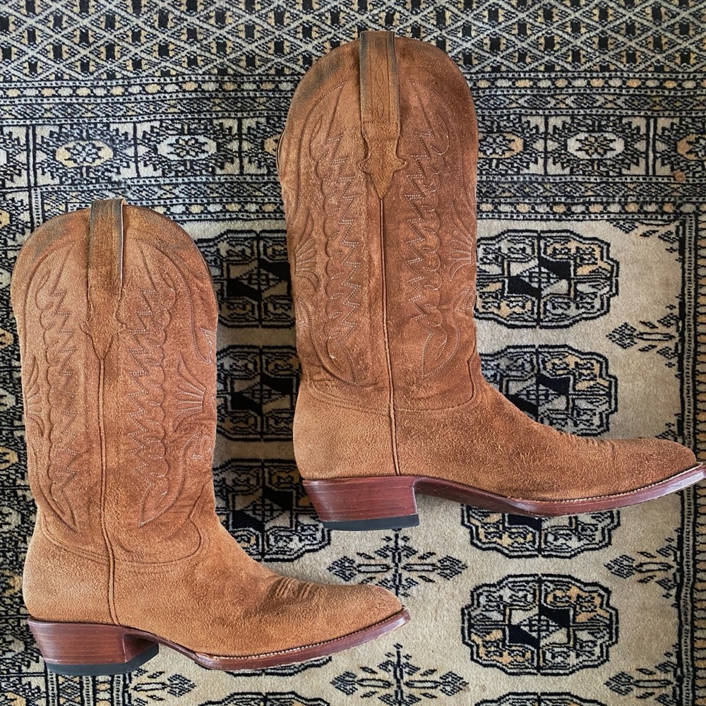 Heritage Boot Co. Ranch Hand, Rough-Out Western Boots, Men’s Size 10